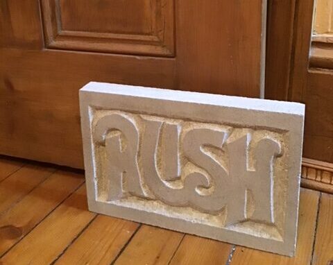 Rush Door Stop - Indiana Limestone