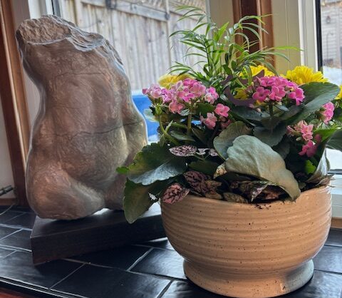 Ria and flowers